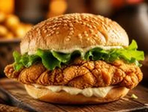 Burger Ayam Crispy